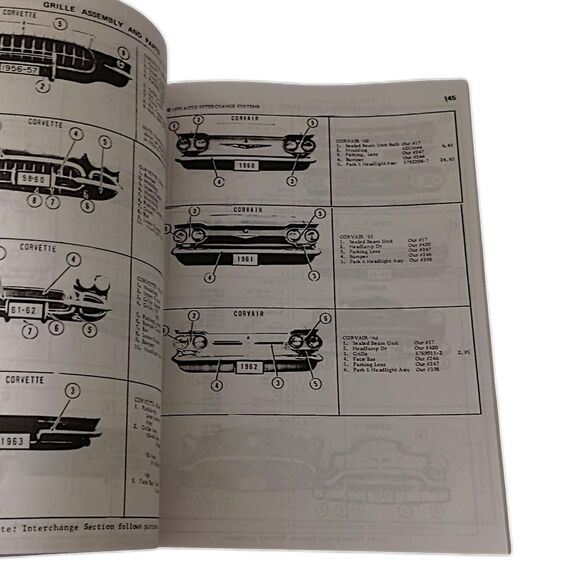 Auto Interchange Systems Booklet 1950-65 General Motors Interchange Manual Vtg.  - Picture 8 of 16